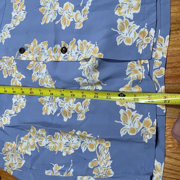 Sun Surf 100% Rayon Lavender Floral Lei Aloha Hawaiian Shirt Japan Made Large - Picture 6 of 10